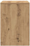 vidaXL - Nachtkastje - met - lade - 40x34x50 - cm - artisanaal - eikenkleurig