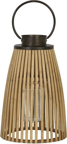 Light & living Light&Living Lantaarn Pavia bamboe zink 54 x Ø25