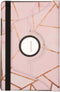 iMoshion Tablet Hoes Geschikt voor Samsung Galaxy Tab A7 - iMoshion 360° Draaibare Design Bookcase - Roze /Pink Graphic