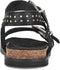 PS Poelman Aranstud - Dames Sandalen - Stoere studs - Zwart - Maat 39