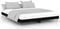 vidaXL - Bedframe - zonder - matras - 180x200 - cm - spaanplaat - zwart