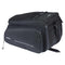 Basil Move - Bagagedragertas MIK - 10-26 Liter - Gerecycled materiaal - Zwart - Waterafstotend - Reflectiedetails