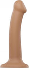 Strap-On-Me - Semi-Realistische Dual Density Buigzame Dildo Caramel M