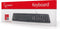 GEMBIRD KB-U-103 - Toetsenbord - Membraan - Qwerty PT - Zwart