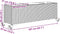 vidaXL - Plantenbak - met - wielen - 3 - potten - 107x32x38 - cm - poly - rattan - zwart