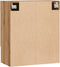 vidaXL - Wandkast - 60x31x70 - cm - bewerkt - hout - artisanaal - eikenkleur