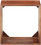 vidaXL - Wandschap - 40x30x40 - cm - massief - acaciahout