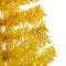 vidaXL - Kunstkerstboom - met - verlichting - en - kerstballen - 180 - cm - PET - goud