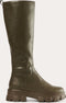 NA-KD Profile Shaft - Dames Laarzen - Kniehoog - Hakhoogte 5 cm - Khaki