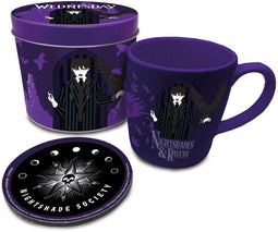 Wednesday Nightshades & Ravens - Geschenkset Unisex Fanpakket - paars/zwart