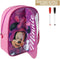 Disney Minnie Mouse Rugzak met Schrijfgedeelte + 2 Markers 25x31x10 cm Roze