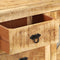 vidaXL - Dressoir - 110x30x74 - cm - ruw - mangohout