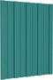vidaXL - Dakpanelen - 36 - st - 60x45 - cm - gegalvaniseerd - staal - groen