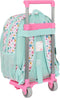 Schoolrugzak met Wielen Peppa Pig Cosy corner Licht Blauw (26 x 34 x 11 cm)