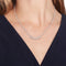 Tommy Hilfiger TJ2780735 Dames Ketting - Sieraad - Choker - Zilverkleurig - 2 mm breed