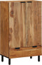 vidaXL - Highboard - 60x33x100 - cm - Massief - Acaciahout