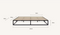 Emma Metalen Bed met Lattenbodem - Industrieel Design - Zwart - 180 x 200 cm