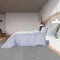 vidaXL - Dekbedovertrekset - 260x220 - cm - katoen - grijs