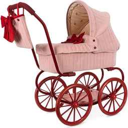 Konges Sløjd Minnie Lulu Poppenwagen/Doll Pram - Opvouwbaar - Strawberry Ice
