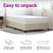 vidaXL - Pocketveringmatras - middelhard-hard - 140x200 - cm