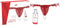 Red Brazilian Panty and Strawberry Slide Gel 50 ml
