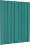 vidaXL - Dakpanelen - 12 - st - 60x45 - cm - gegalvaniseerd - staal - groen