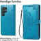 imoshion Hoesje Geschikt voor Samsung Galaxy S24 Ultra Hoesje Met Pasjeshouder - imoshion Mandala Bookcase - Turquoise