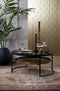 Light & Living Rowdy Salontafel - Zwart/Antiek Brons - Ø88x40cm