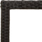 vidaXL Tuintafel met acaciahouten blad 190x90x75 cm poly rattan zwart