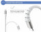 Bigben Connected Force Power Lite - USB A naar Micro USB - Versterkte oplaadkabel - 2 meter - Wit
