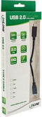 InLine 0.5m - USB2.0-C naar USB2.0 Mini-B - Zwart