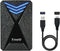 TooQ TQE-2550BL - Externe Behuizing 2,5 USB 3.0 - Ledlamp Indicator - Zwart
