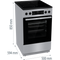 Gorenje GECS5C70SPAOT - Keramisch Fornuis - Multifunctionele Oven 70L - RVS