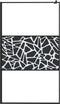 vidaXL - Inloopdouchewand - met - stenenmotief - 115x195 - cm - ESG-glas - zwart