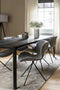 Zuiver Storm Eettafel 180x90 cm Hout Zwart