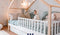 Hypnia - Peuterbed - Kinderbed - Huisbed Odyssee - Kinderbedden 90 x 200 - Lattenbodem - Bedbodem - Met Bedhek - 2 Opberglades - Eenvoudige Montage - Goed Verstevigd - Tijdloze Bedbodem - Geschikt Voor Ieder Matras
