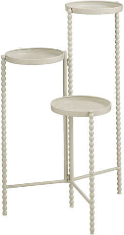 Mica Decorations Salvo - Plantenrek - Drie plateaus - Offwhite - 40 x 40 x 70 cm