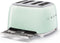 SMEG TSF03PGEU - Broodrooster - 4 brede sleuven 2000W - Watergroen
