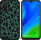 iMoshion Hoesje Geschikt voor Huawei P Smart (2020) Hoesje Siliconen - iMoshion Design hoesje - Zwart / Meerkleurig / Groen / Green Leopard