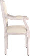 vidaXL Fauteuil 54x59x99 cm linnen beige