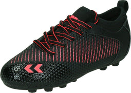 hummel Zoom JR FG - Voetbalschoenen Kinderen - Neopreen sok - Zwart/Rood