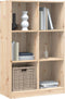 vidaXL - Boekenkast - 70x33x110 - massief - grenenhout