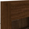 vidaXL - Tv-wandmeubel - met - LED - 98,5x30x60,5 - cm - bruin - eikenkleur