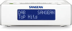 Sangean DCR-89+ - DAB+ / FM Digitale Klok Radio - 10 voorkeurzenders - Wit