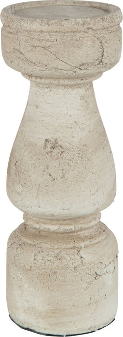 J-Line kaarshouder Terracotta - keramiek - beige - large