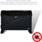 Mesko Elektrische Convector Kachel - 3 Warmtestanden 750W 1250W 2000W - Instelbare Thermostaat - Zwart