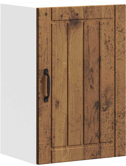 vidaXL - Keukenwandkast - Lucca - bewerkt - hout - oud - houtkleurig