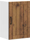 vidaXL - Keukenwandkast - Lucca - bewerkt - hout - oud - houtkleurig