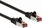 CAT6 Netwerkkabel - RJ45 Male - RJ45 Male - S/FTP - 1.50 m - Rond - LSZH - Zwart - Polybag