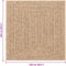 vidaXL - Vloerkleed - ZIZUR - beige - binnen - en - buiten - 240x340 - cm - jute - look
